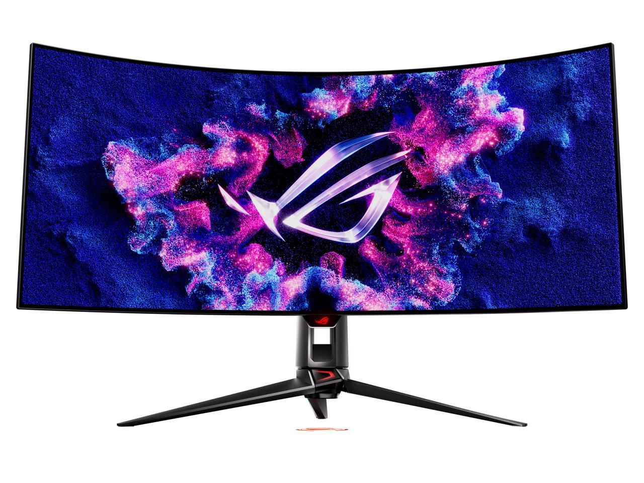 ASUS ROG Swift 39" Ultrawide 800R Curved OLED Gaming Monitor (PG39WCDM) - 21:9 (3440x1440), 240Hz, 0.03ms, G-SYNC Compatible, Custom Heatsink, Smart KVM, 90W USB-C, DisplayWidget