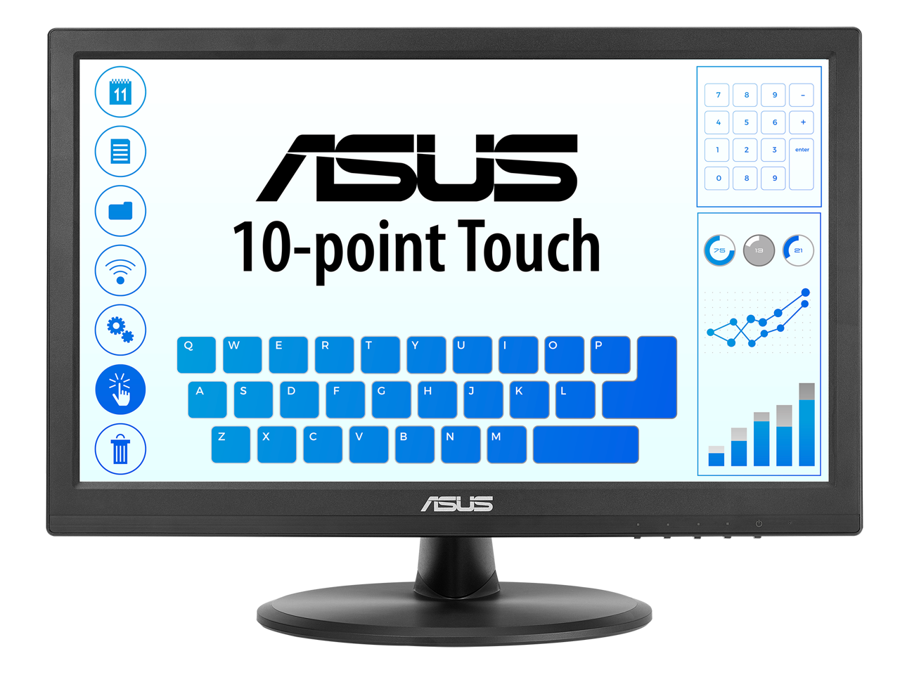 ASUS 15.6" 1080P Touch Monitor (VT169HE) Full HD, 10point
