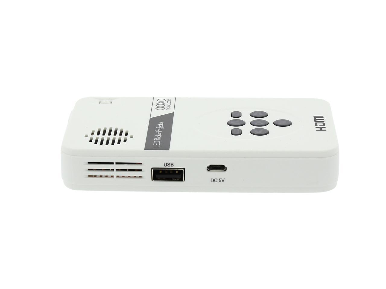 AAXA LED Pico Mini Projector with Battery, HDMI, and Native 720p HD Resolution Home and Travel - Newegg.com