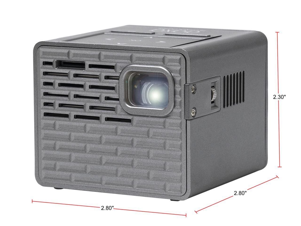 AAXA P2-B LED DLP Mini Portable Pico Projector, With HDMI, Onboard ...