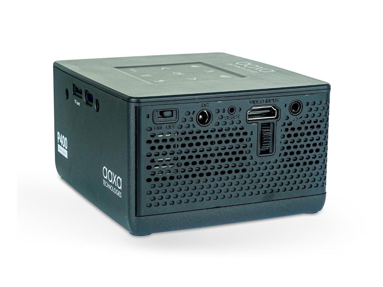 AAXA P400 Short Throw Mini Projector with 2 Hour Battery, Native 1080p