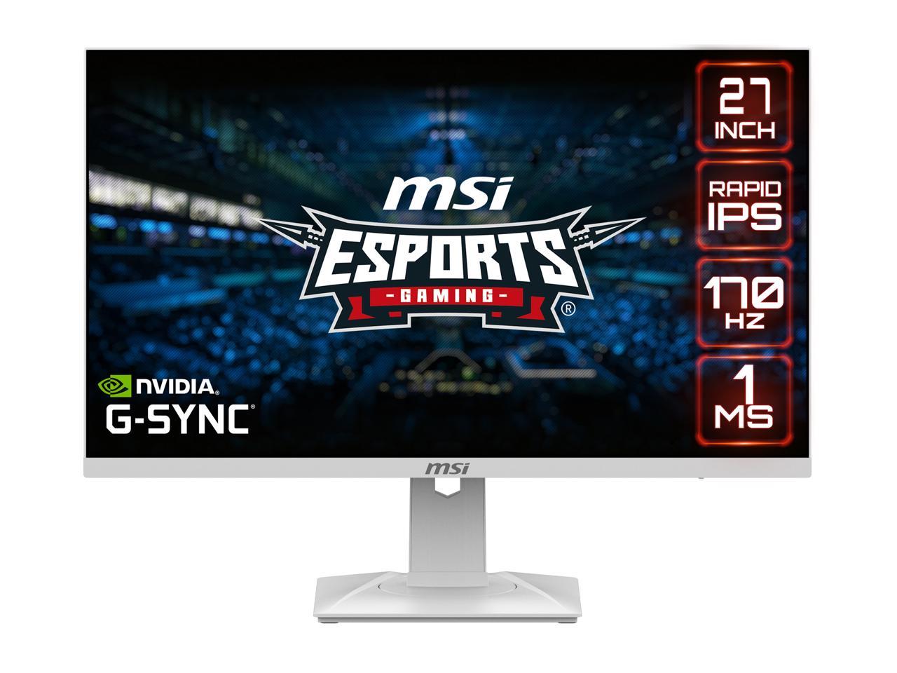 Msi Optix G Qrfw Wqhd X K Ips Hz Hdmi Displayport Audio Freesync Premium