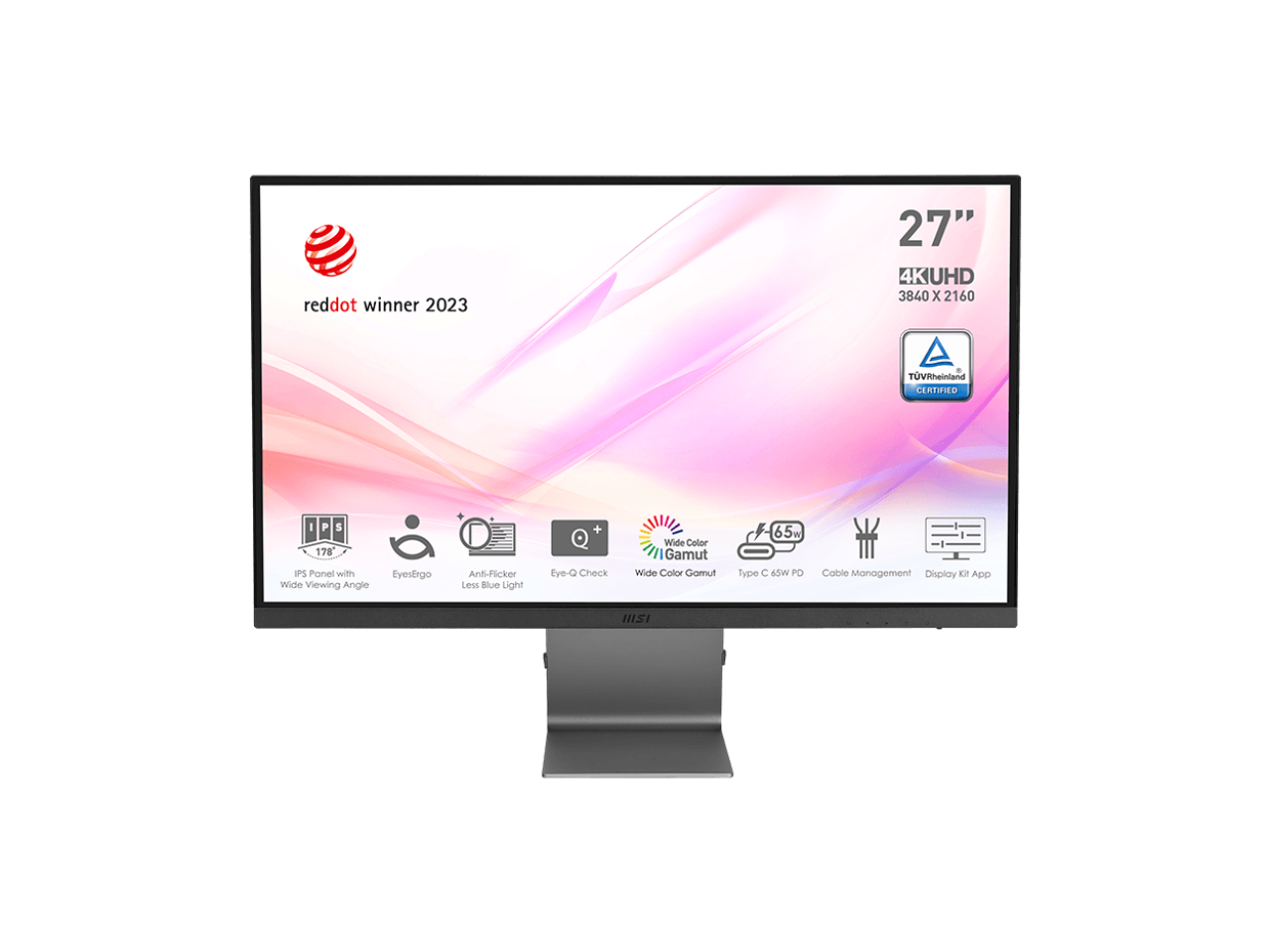 MSI 27" 60 Hz IPS UHD IPS Monitor 4ms (GTG) 3840 x 2160 (4K) Flat Panel