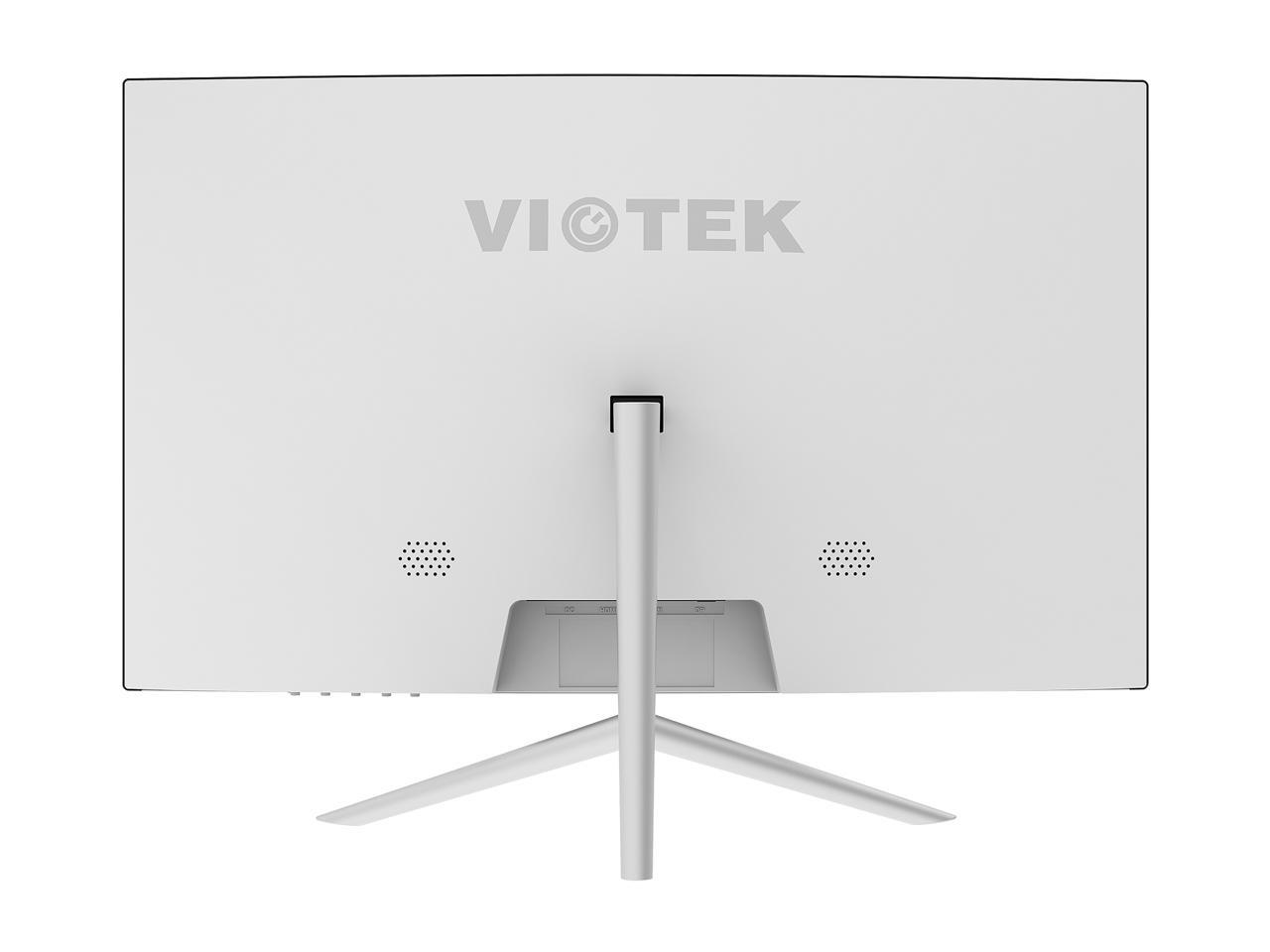 Viotek Gn24cw 24 Inch Curved Gaming Monitor Viotek GN24CW 24" White Curved Gaming Monitor with Speakers, 1080P