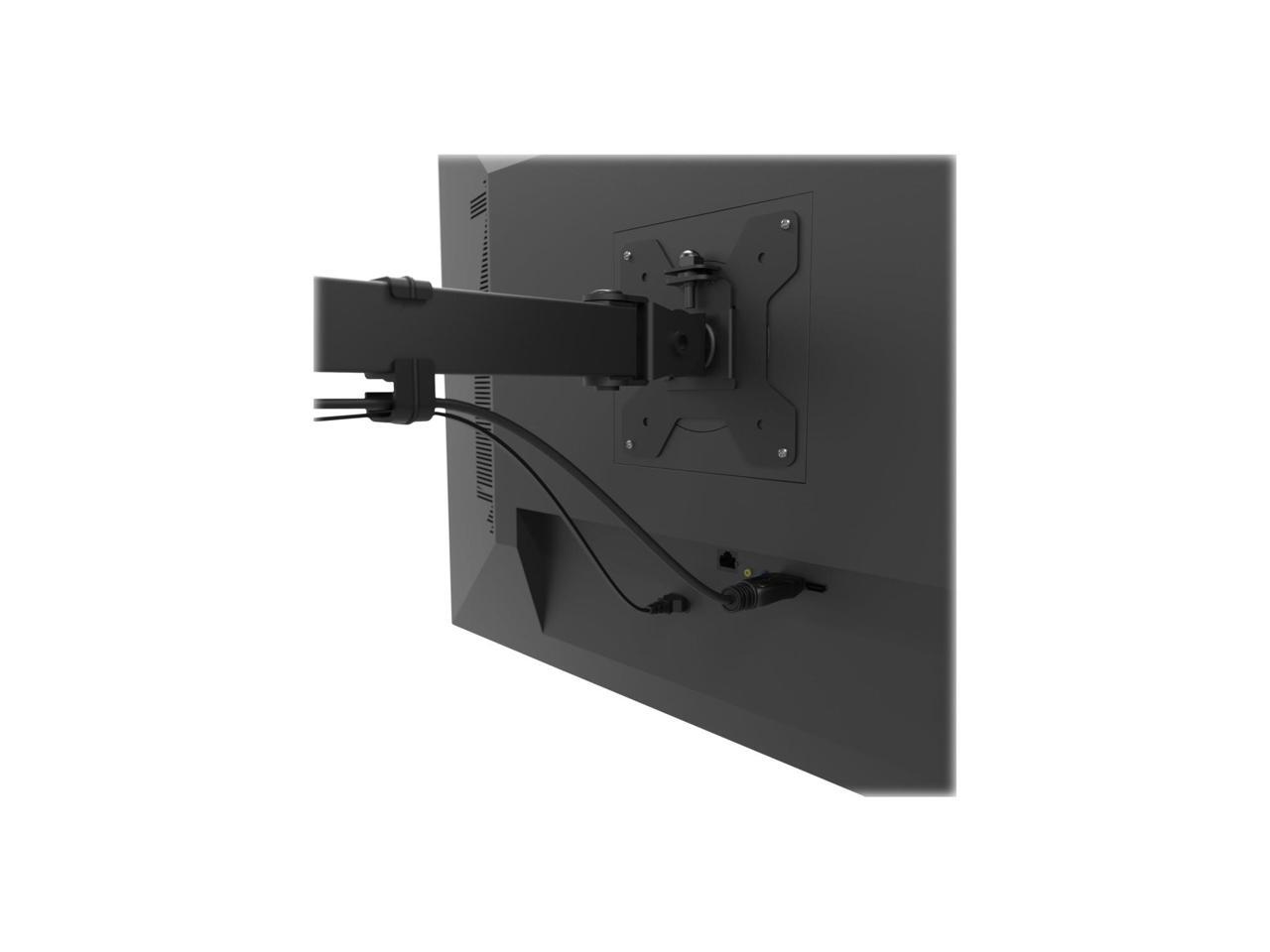 Kanto Dual Arm Desktop Monitor Mount/Stand for 17" 27" Black