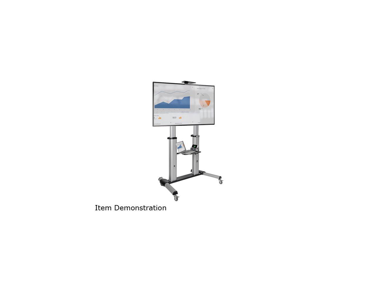 Tripp Lite Mobile TV Floor Stand Cart HeightAdjustable LCD 60100