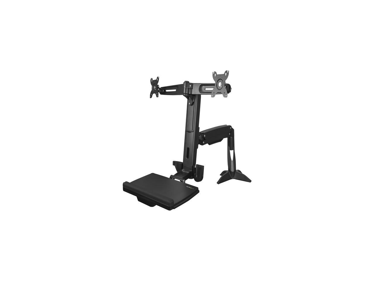 StarTech ARMSTSCP2 Sit Stand Dual Monitor Arm For 2 x 24in Monitors