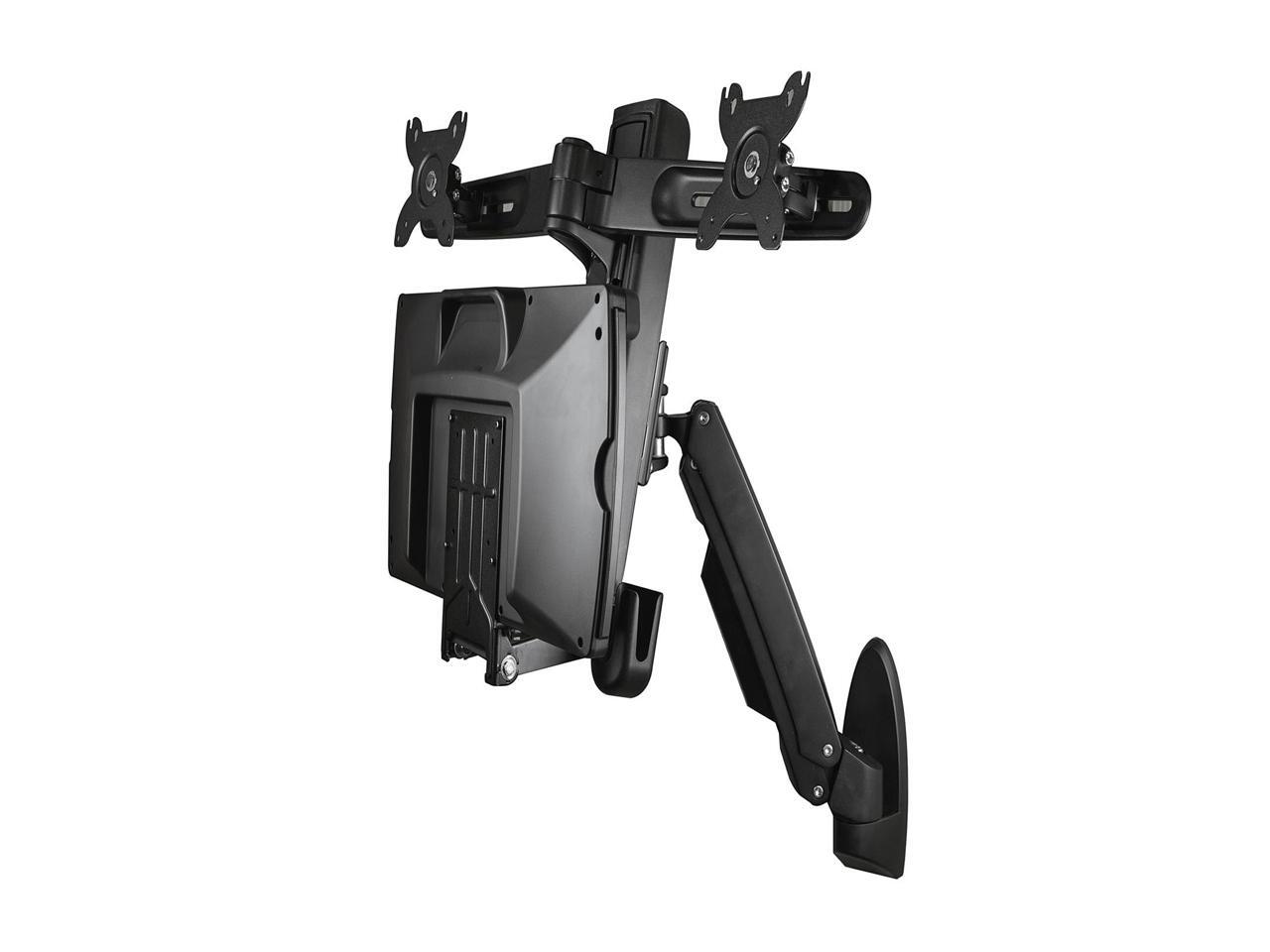 StarTech WALLSTS2 Sit Stand Dual Monitor Arm For 2 x 24in Monitors