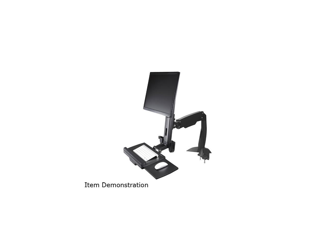 StarTech ARMSTSCP1 Sit Stand Monitor Arm Up to 24in Monitors Height