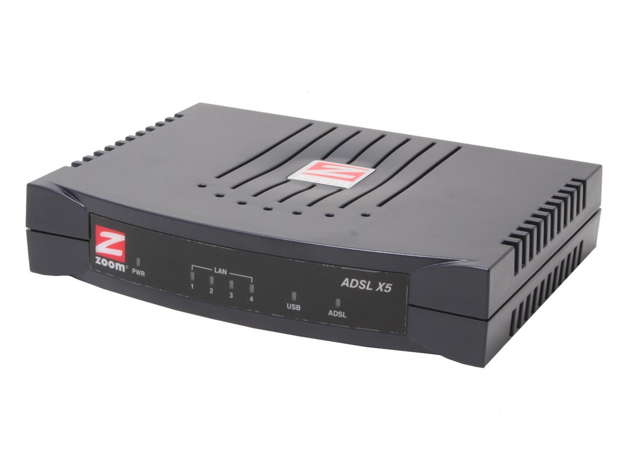 Zoom 5654 ADSL 2/2+ Modem/Router/Gateway/Firewall/4port Switch