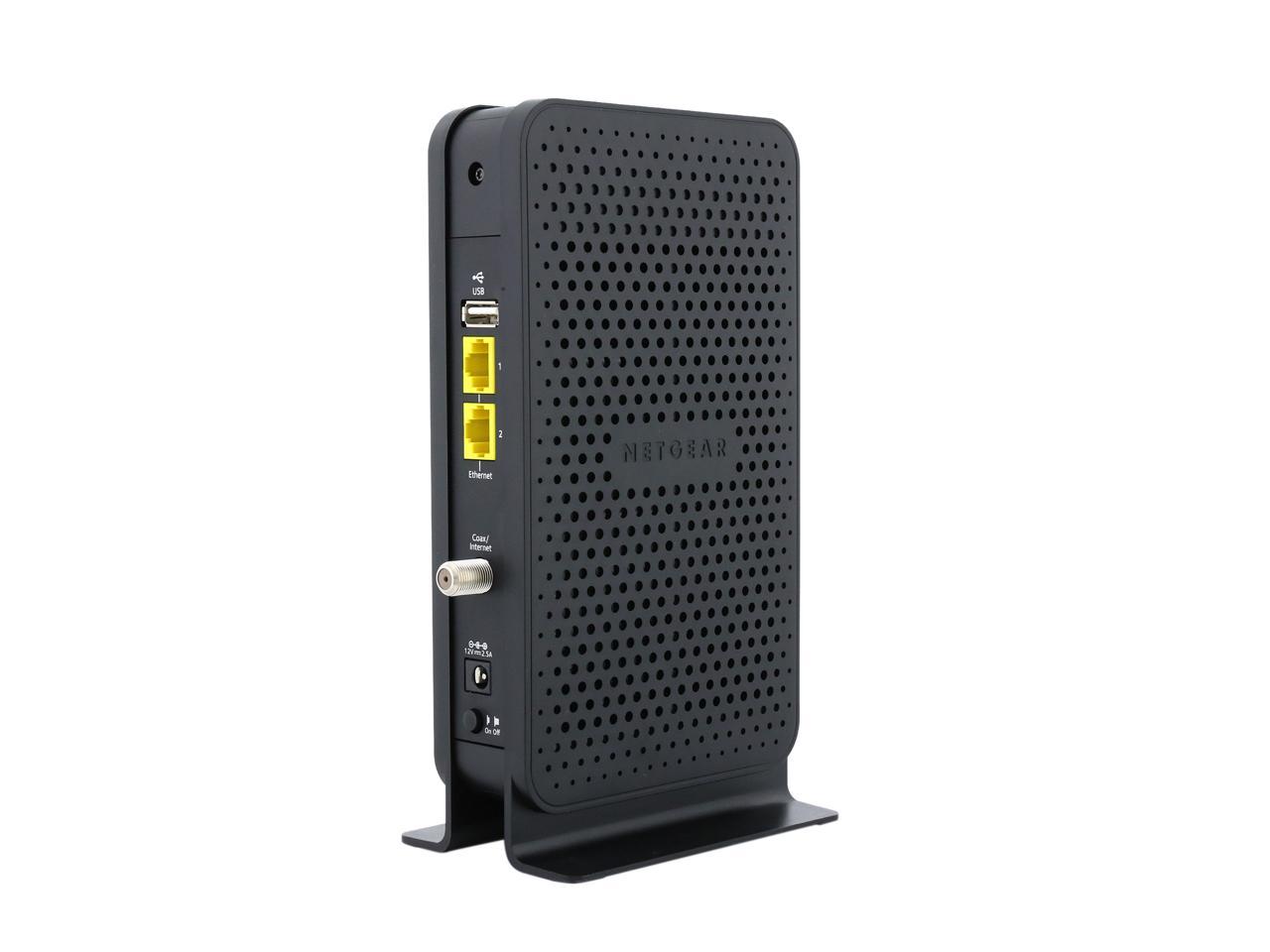 Refurbished: NETGEAR C3700-100NAR N600 Wi-Fi Cable Modem Router ...