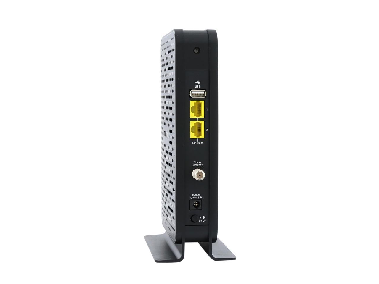 Refurbished Netgear C3700 100nar N600 Wi Fi Cable Modem Router