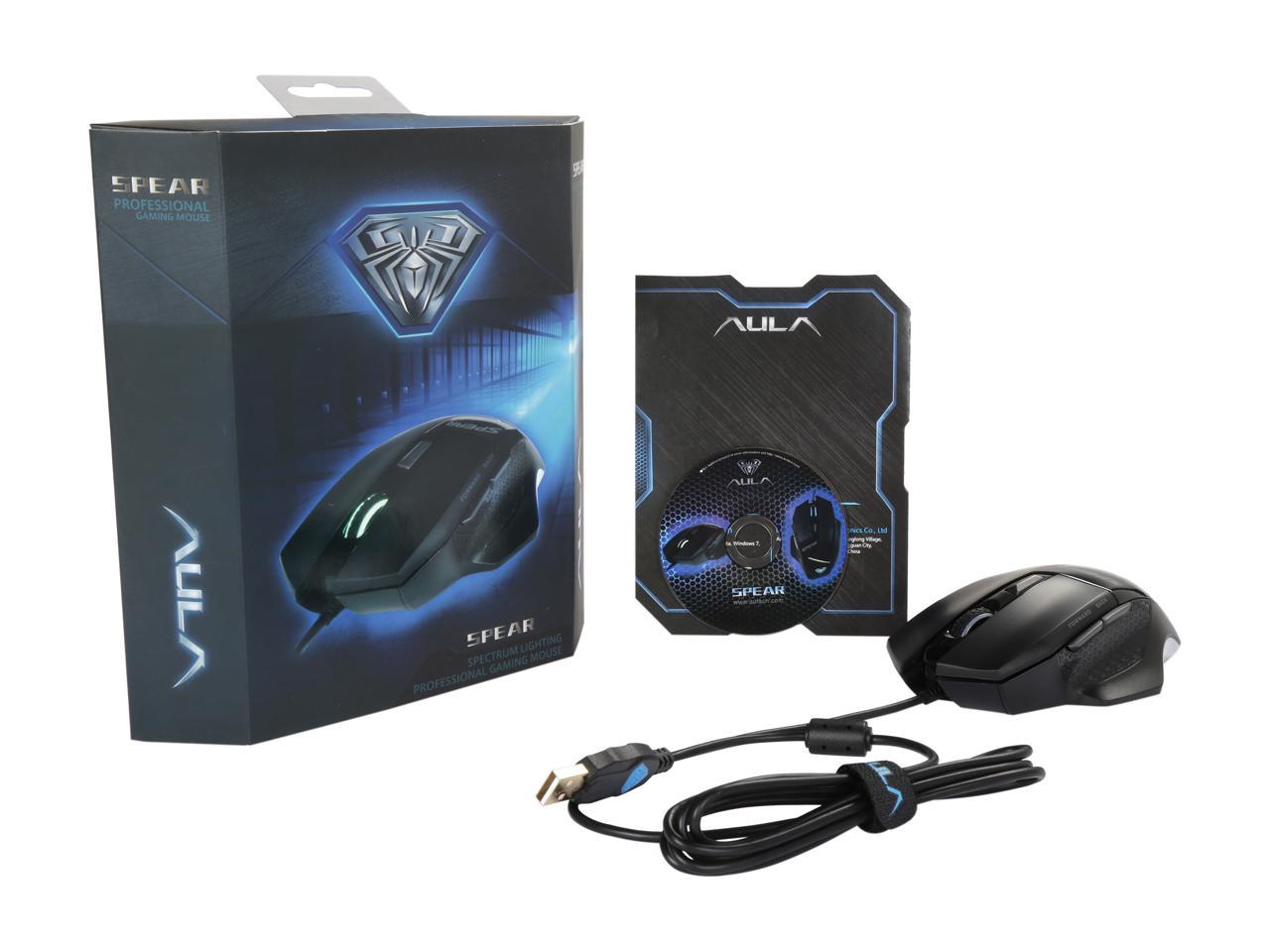 AULA USB Wired Optical Mouse with 6 Keys 3500 dpi - Newegg.com