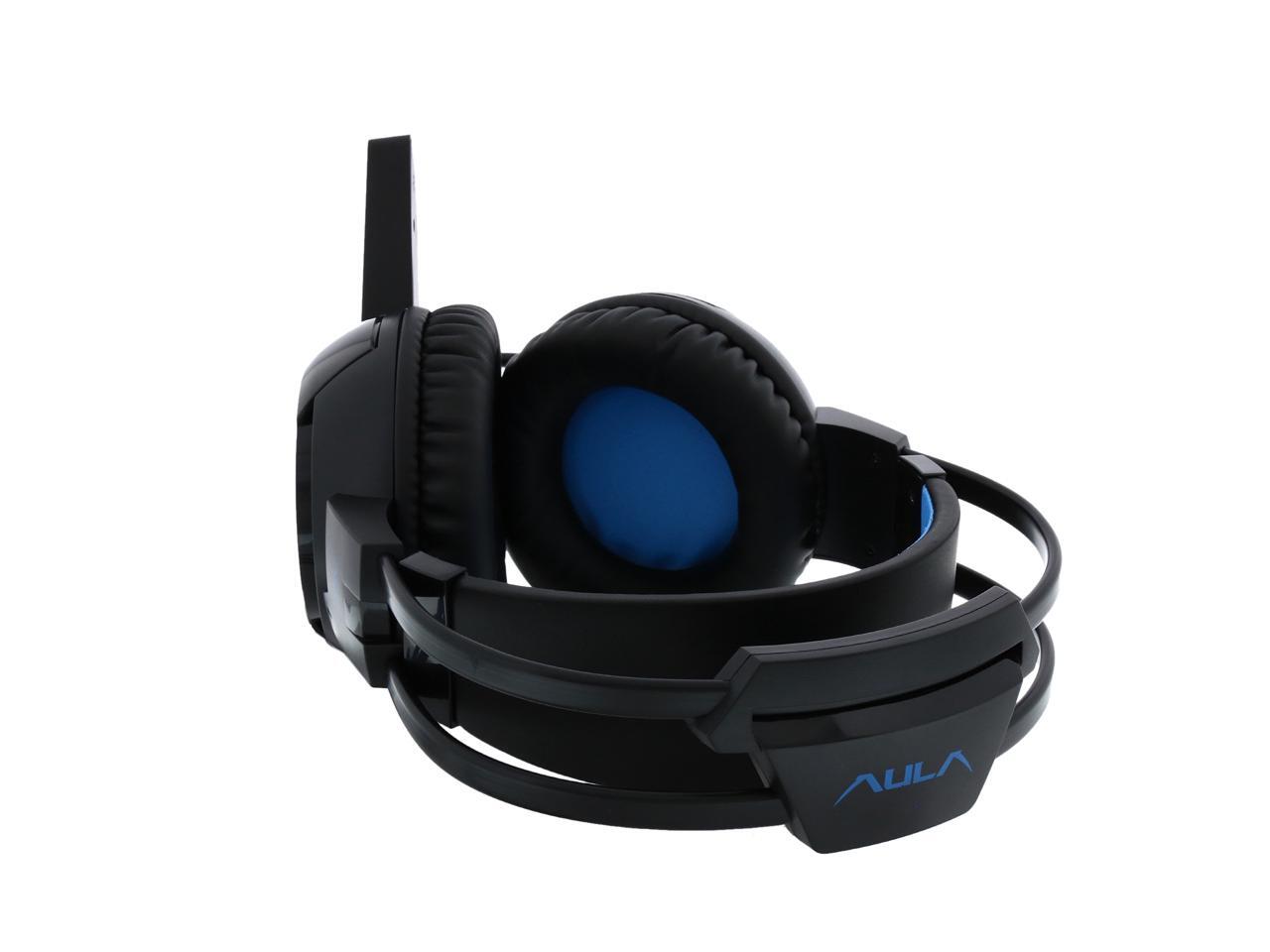 Aula USB Wired Gaming Headset with Logo Light + Vibration Effect
