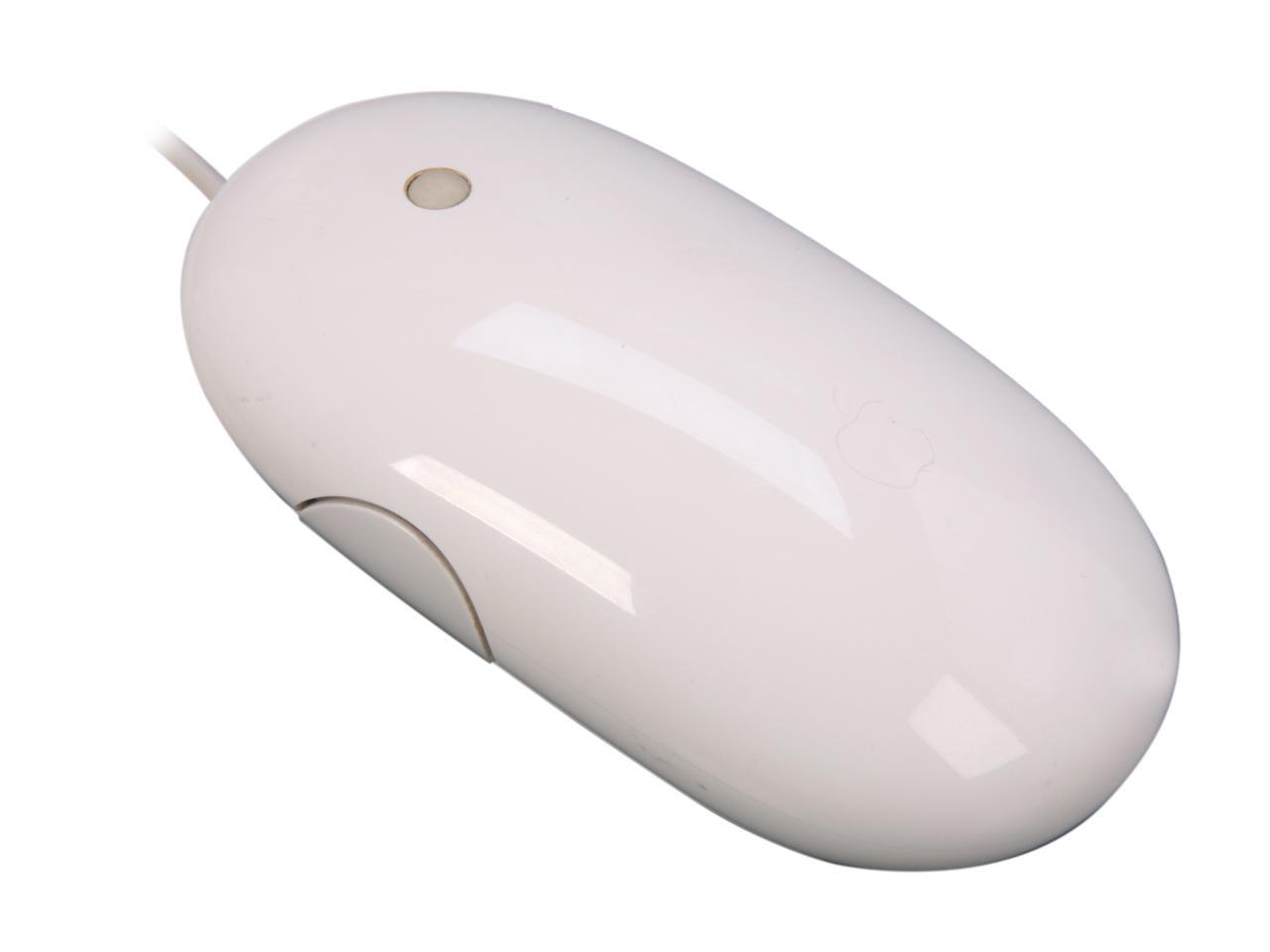 Refurbished Apple Mighty Mouse MA086LL/A White Wired Optical Mouse