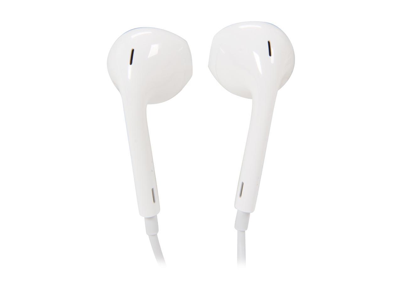 Apple Earpod White Md7ll A 3 5mm Connector Earpods With Remote And Mic Newegg Com
