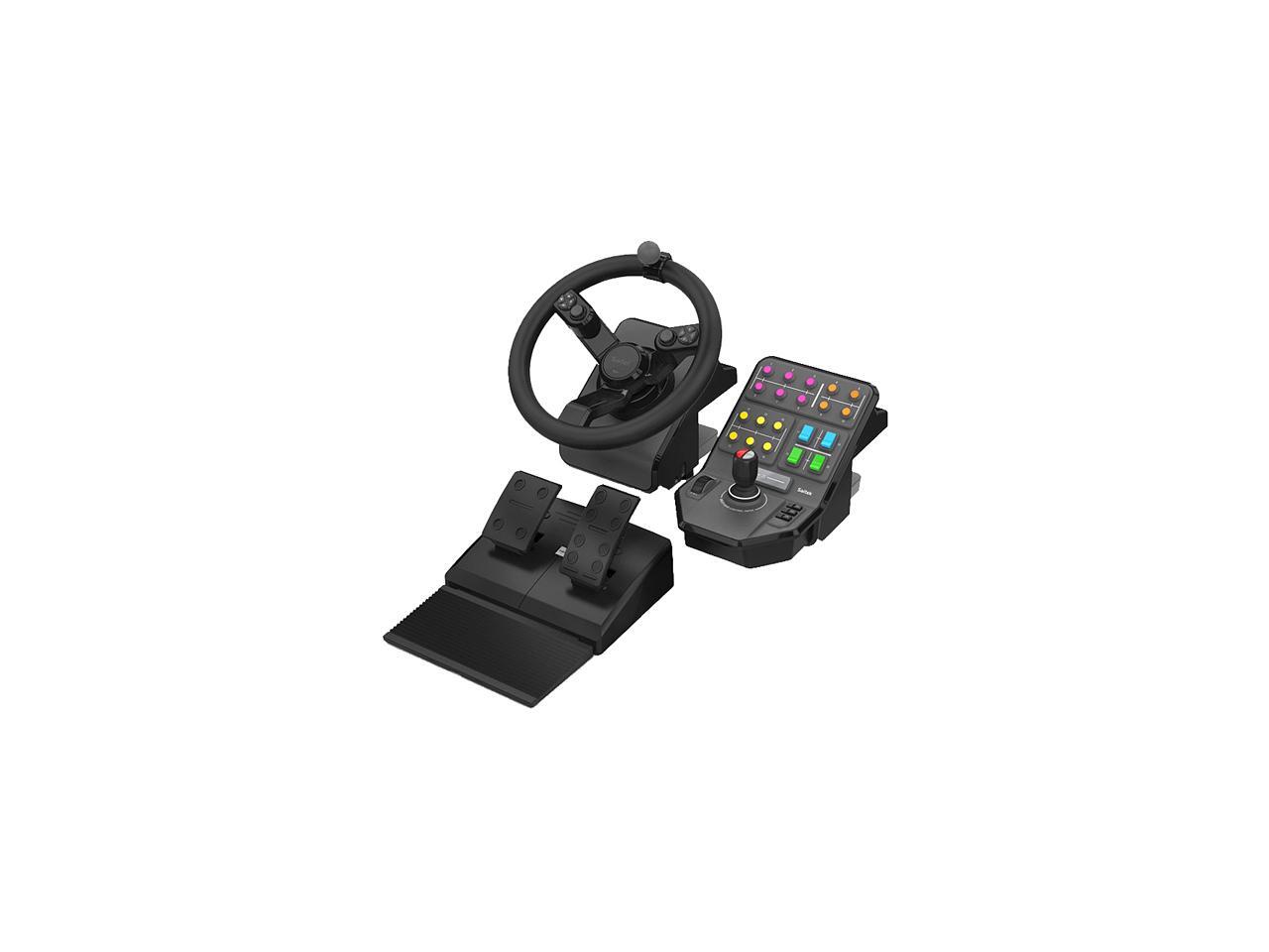 Saitek SCB432160002/01/1 Farming Simulator Wheel, Pedals, and Vehicle