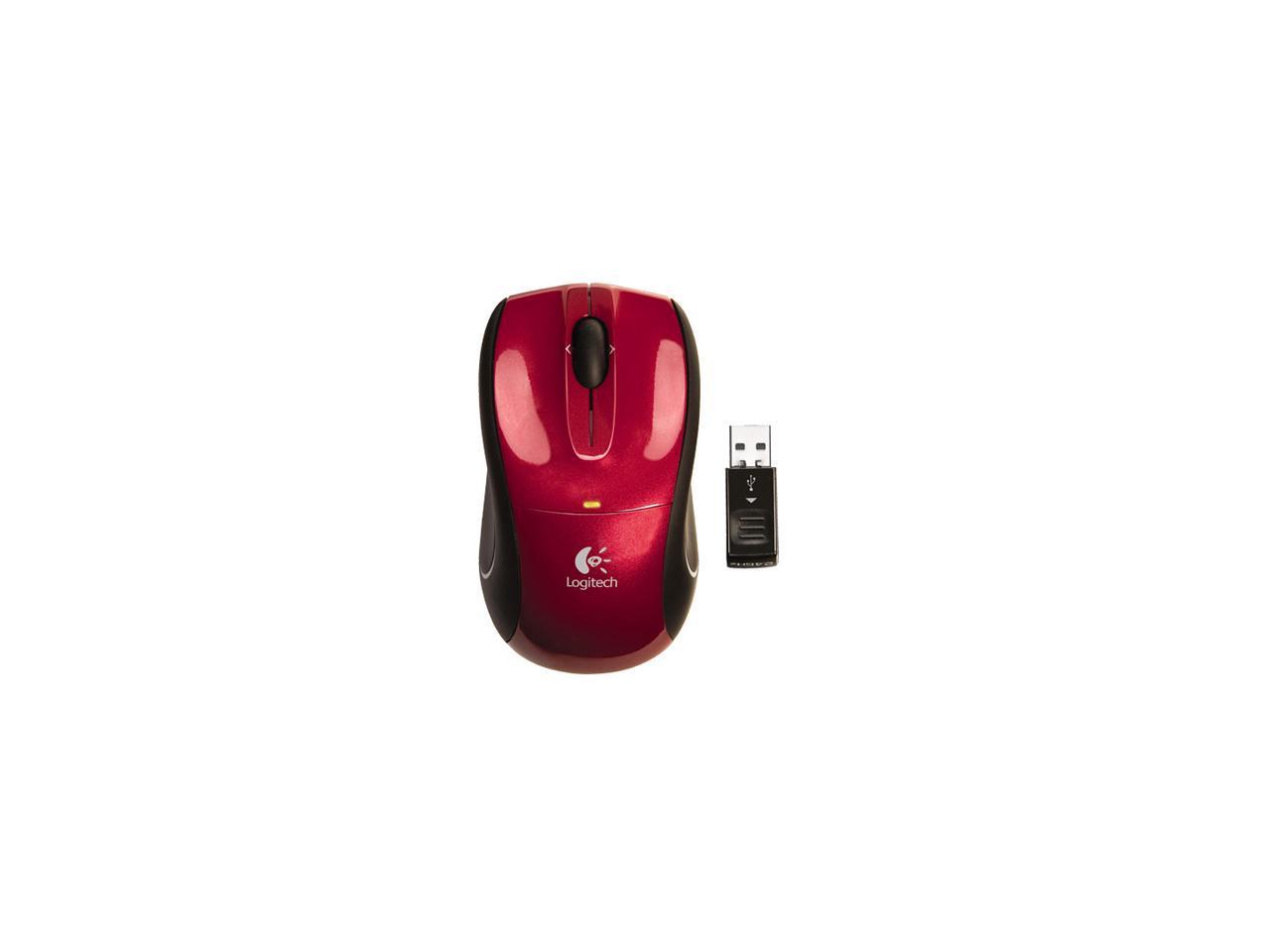 Logitech V320 Red Cordless Optical Notebook Mouse - Newegg.com