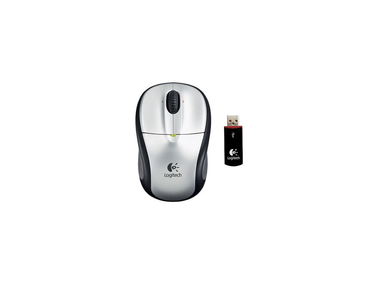 Logitech V220 White Cordless Optical Mouse For Notebooks 1617