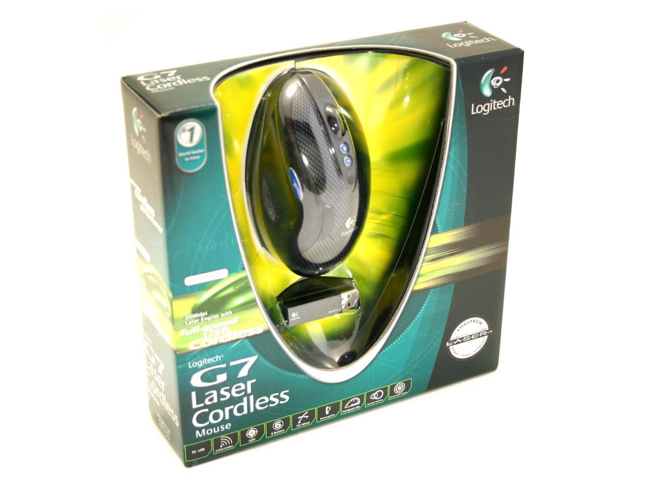 vandring Colonial alkohol Logitech G7 Black RF Wireless Laser Mouse - Newegg.com