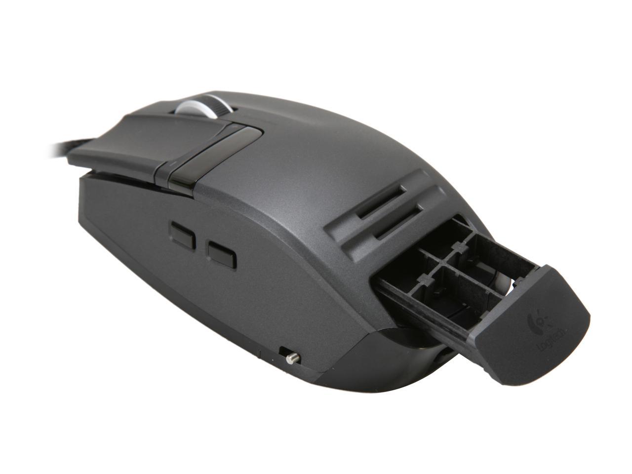 Logitech G9x Black Wired Laser Gaming Mouse - Newegg.com