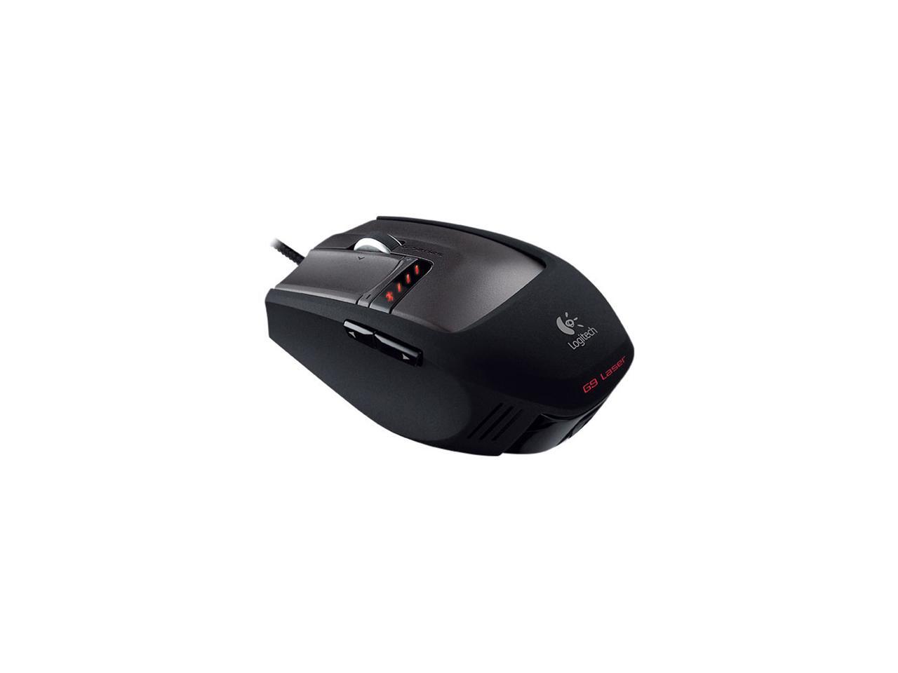 Logitech G9 Black Wired Laser Gaming Mouse - Bilingual - Newegg.ca