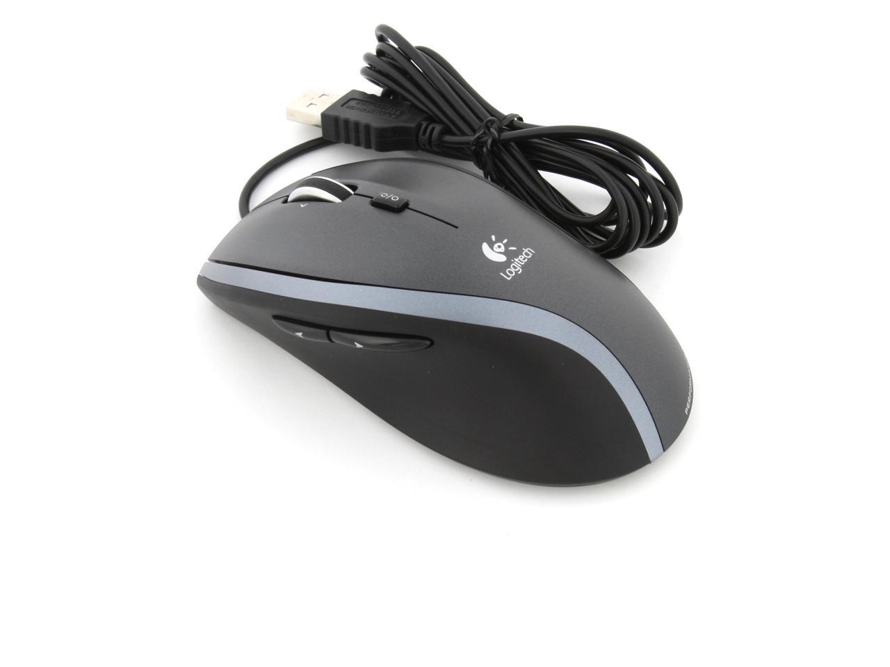 antyder Rejsebureau Skærm Logitech M500 Black Corded Laser Mouse - Newegg.com