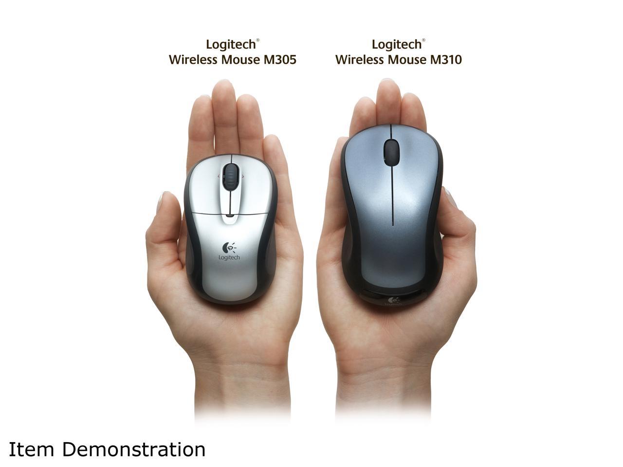 avis dump komme Logitech M310 Dark Gray Mouse, 3 Buttons Wireless Optical 1000 dpi -  Newegg.com