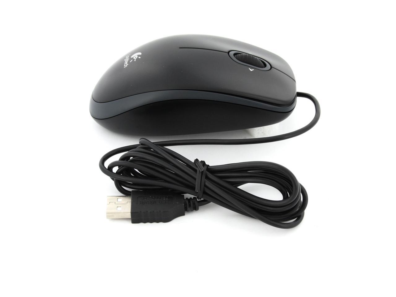 Logitech B Usb Mouse Black Newegg Com