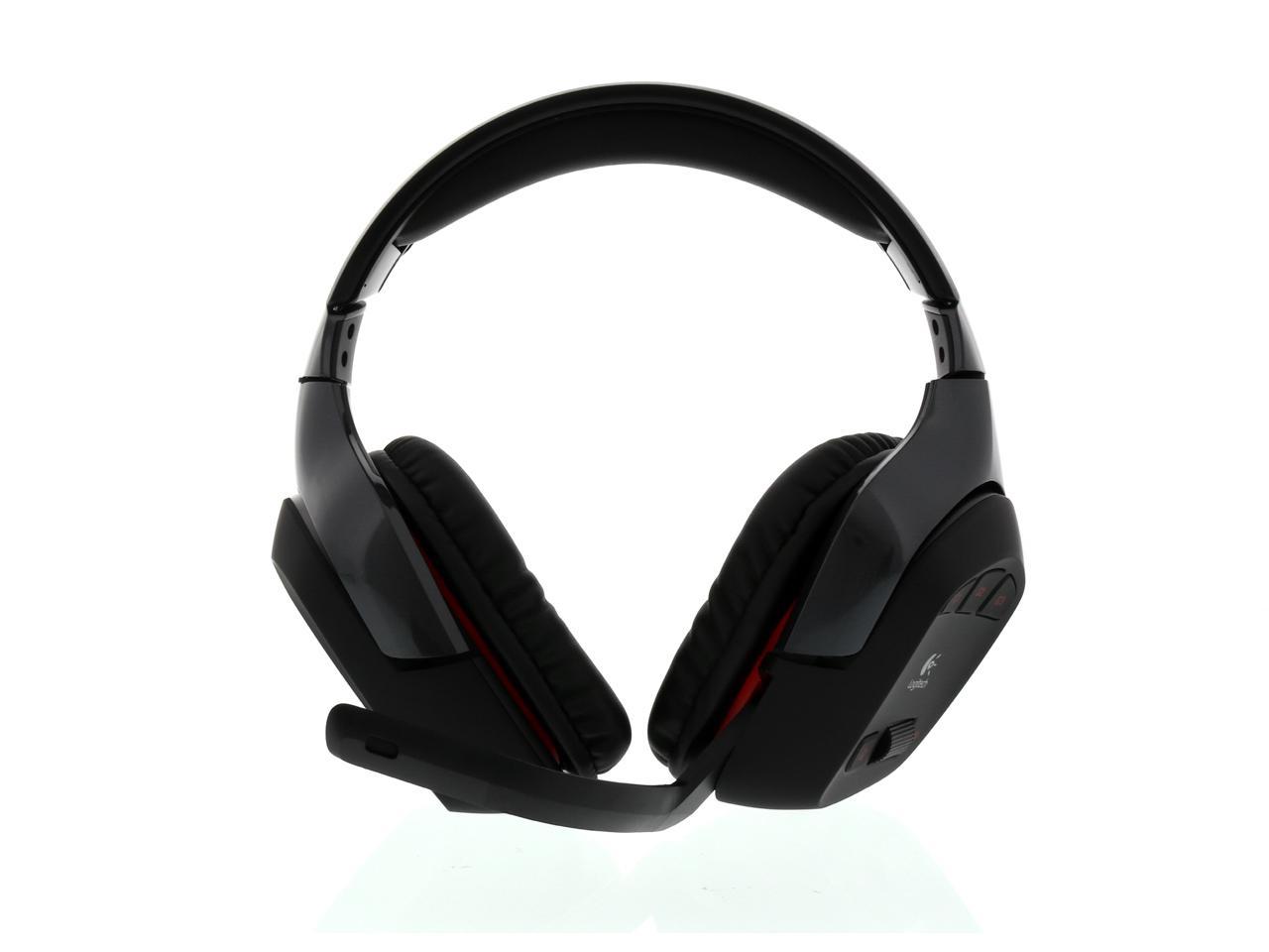 Logitech Wireless Gaming Headset G930 With 7 1 Surround Sound Wireless Headphones With Microphone Newegg Com