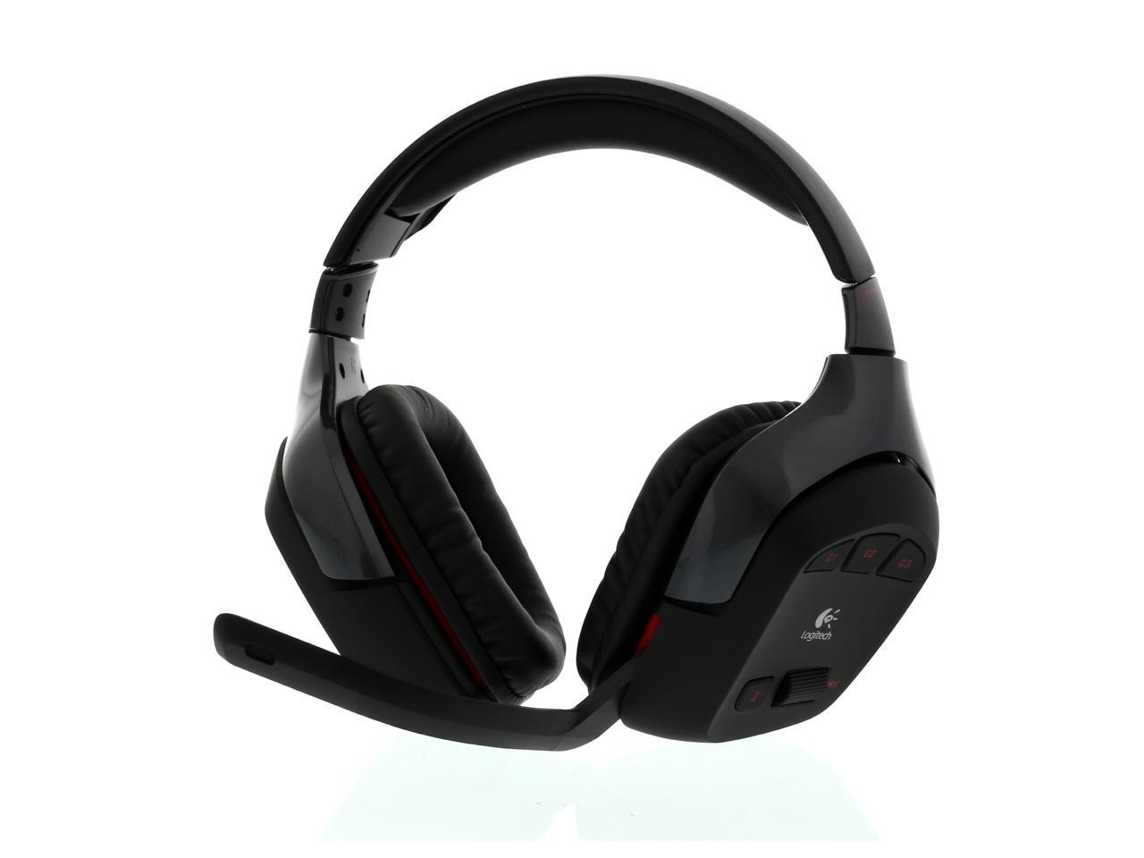 Logitech Wireless Gaming Headset G930 7.1 Wireless Headphones 
