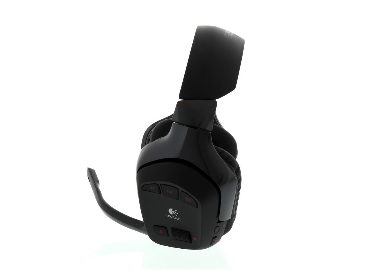 Logitech Wireless Gaming Headset G930 With 7 1 Surround Sound Wireless Headphones With Microphone Newegg Com