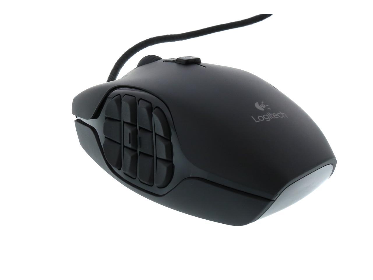 Logitech G600mmo Gaming Mouse Black Newegg Com