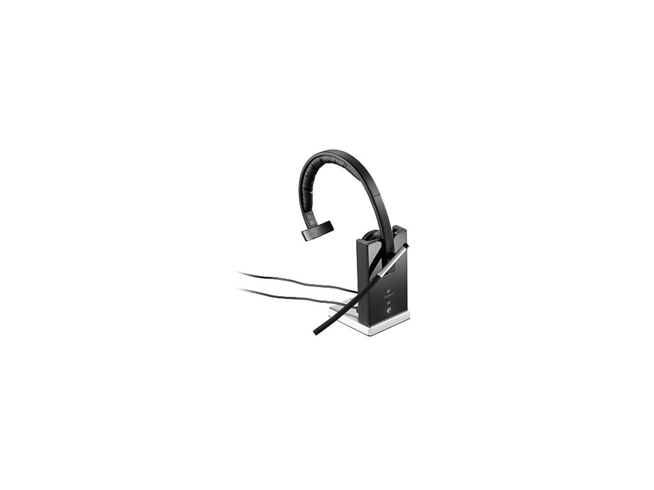 Logitech Wireless Headset H820e Single Ear Mono Business Headset Black 7999