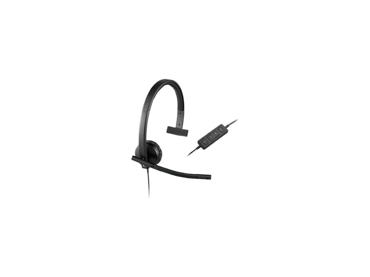 Logitech H570e Supraaural USB Headset H570e Mono Newegg.ca