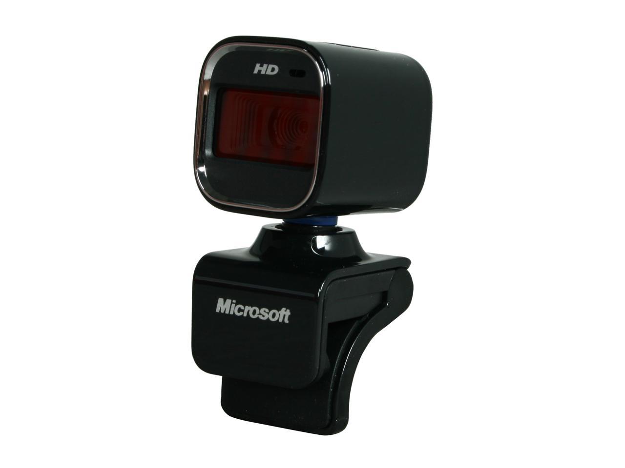 Microsoft LifeCam HD-6000 Webcam Mini Camera for Notebooks Tested & Working 