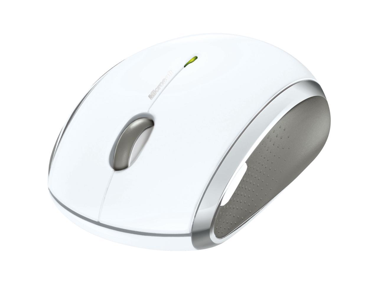 Microsoft Wireless Mobile Mouse 6000 White Rf Wireless Mouse