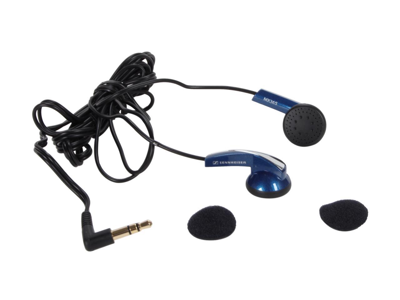 Sennheiser Blue Mx 365 Earbud Headphone Blue