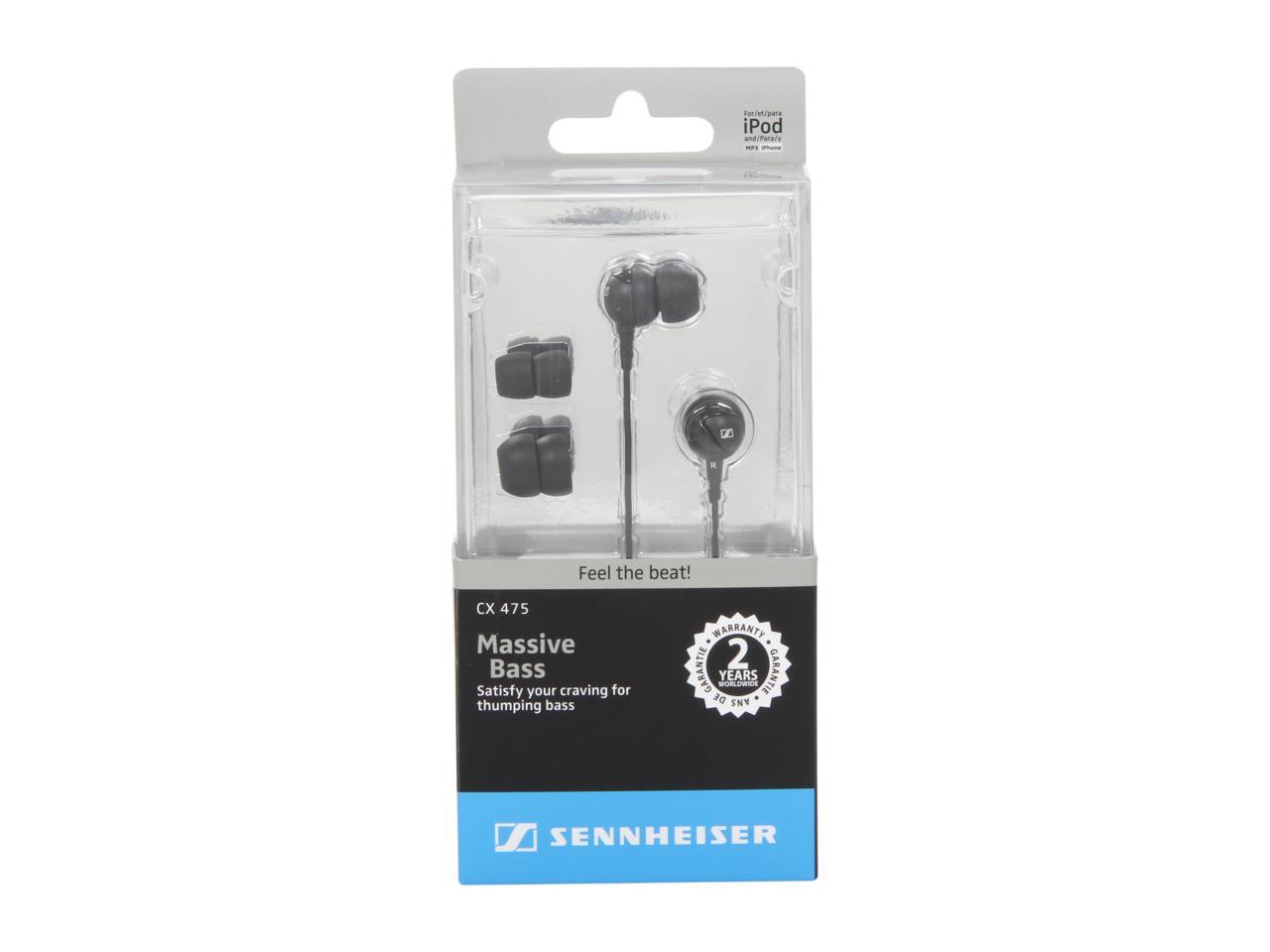 Sennheiser CX 475 InEar Noise Blocking Headphone