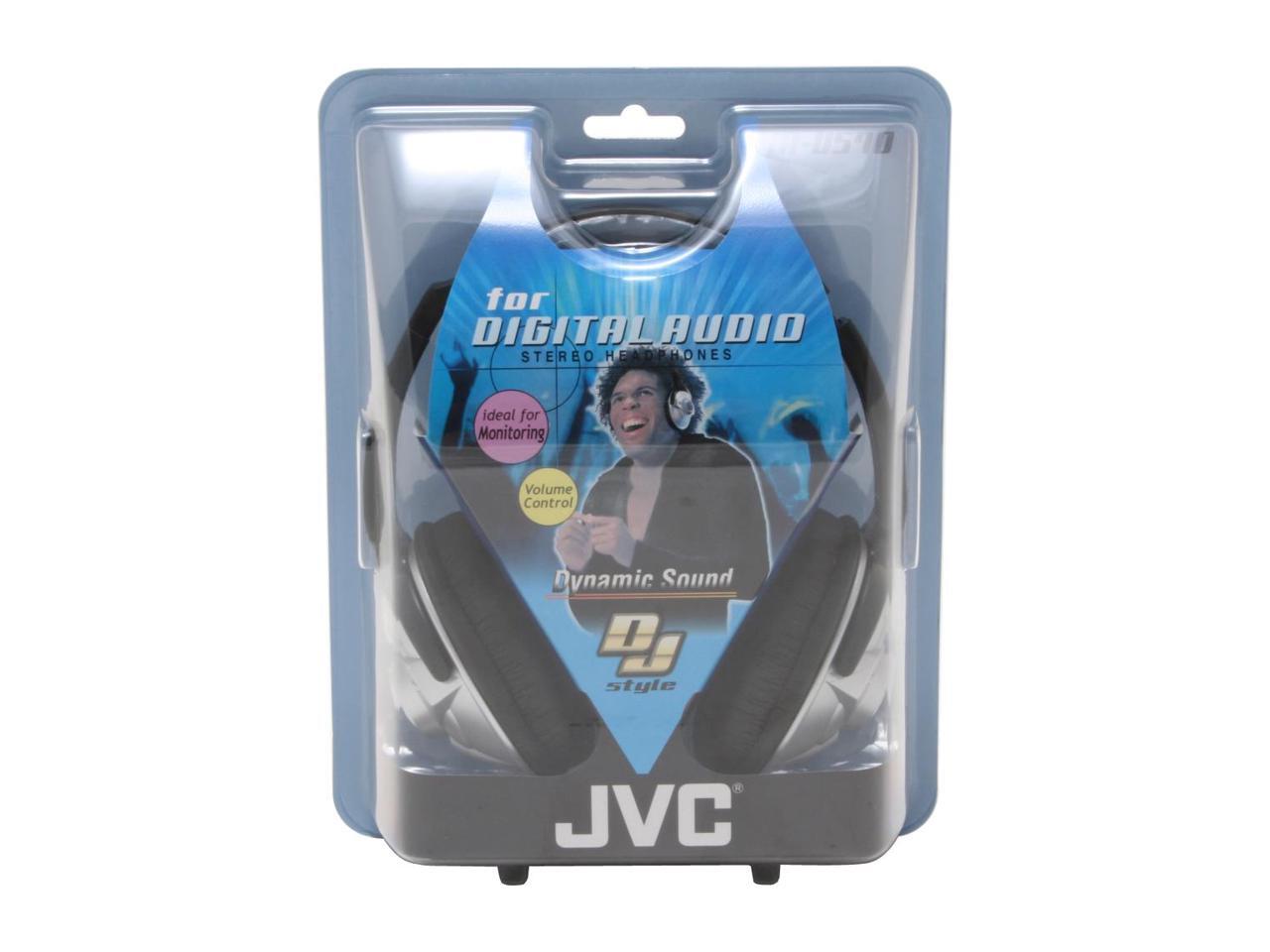 JVC Silver HA-V570 Over-Ear Headphone 