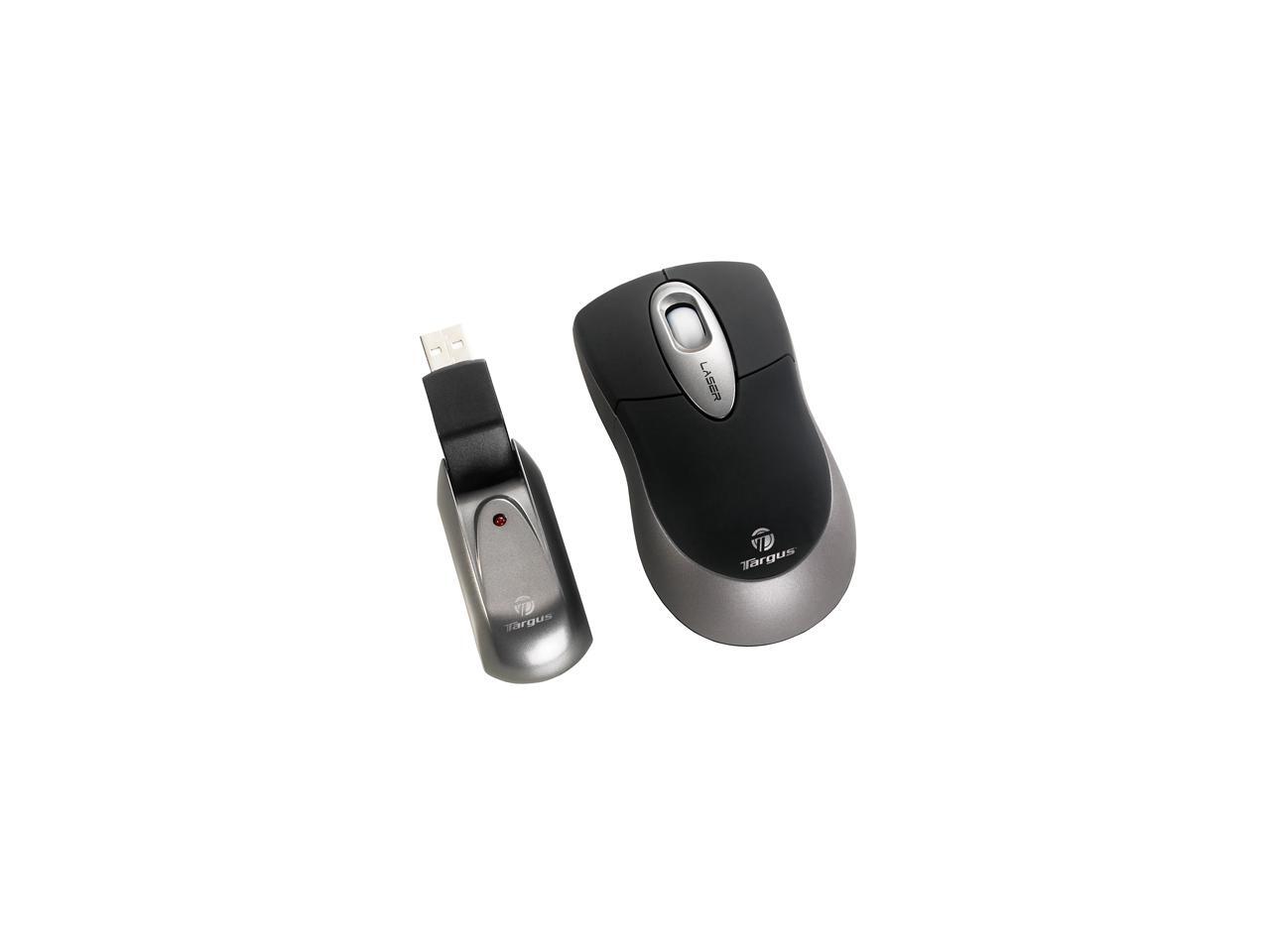 Targus Notebook Wireless AMW15US Black/Silver RF Wireless Laser Mouse
