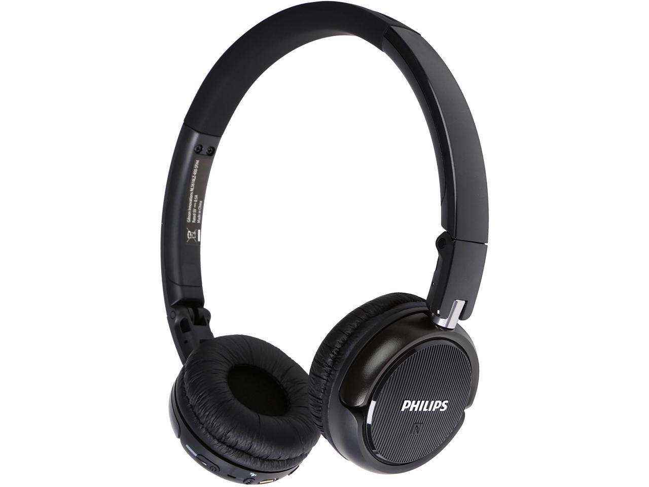 Verfijning Ontevreden Preek Philips SHB 6250 Bluetooth Wireless Over-Ear Headphone - Black - Newegg.com