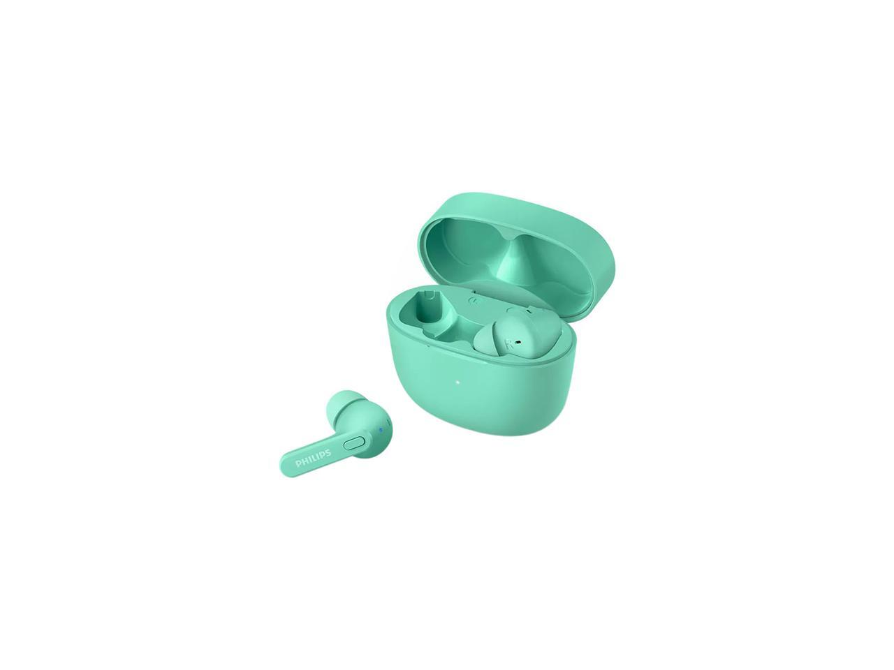 Philips T2206 TWS InEar Bluetooth Wireless Headphones, Green