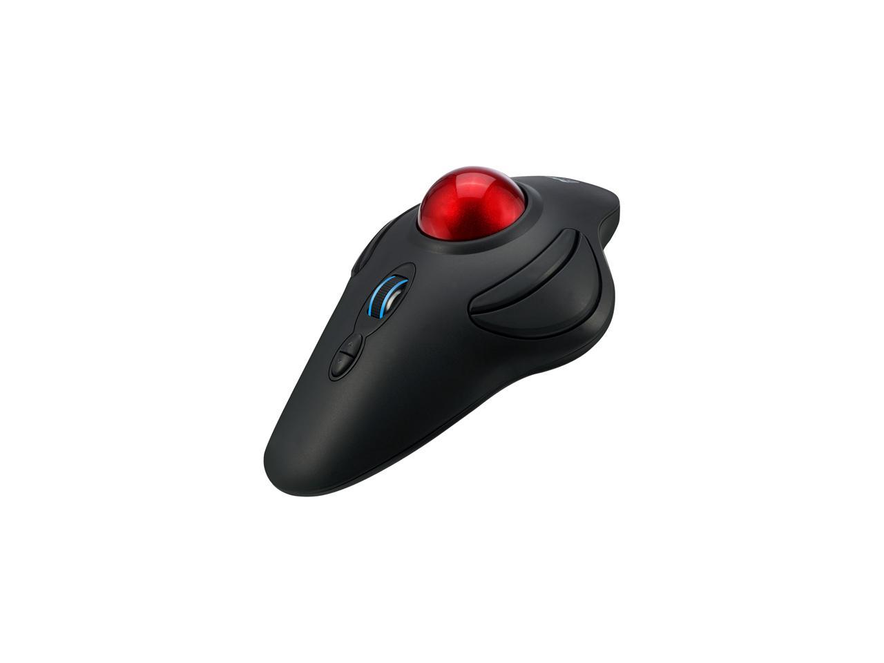 ADESSO Wireless Programmable Ergonomic Trackball Mouse IMOUSE T40 Black