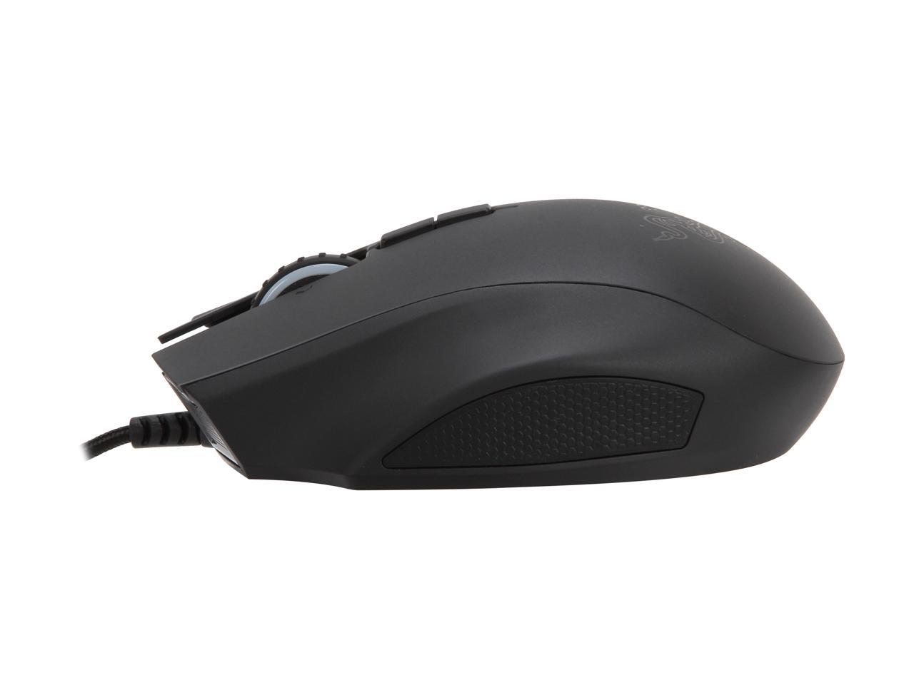 RAZER Naga 2014 Left-Handed Edition RZ01-01050100-R3M1 Black Wired ...