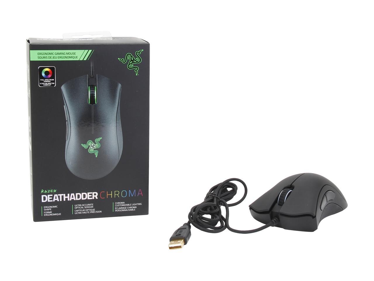 RAZER DeathAdder Chroma USB Gaming Mouse - Newegg.com