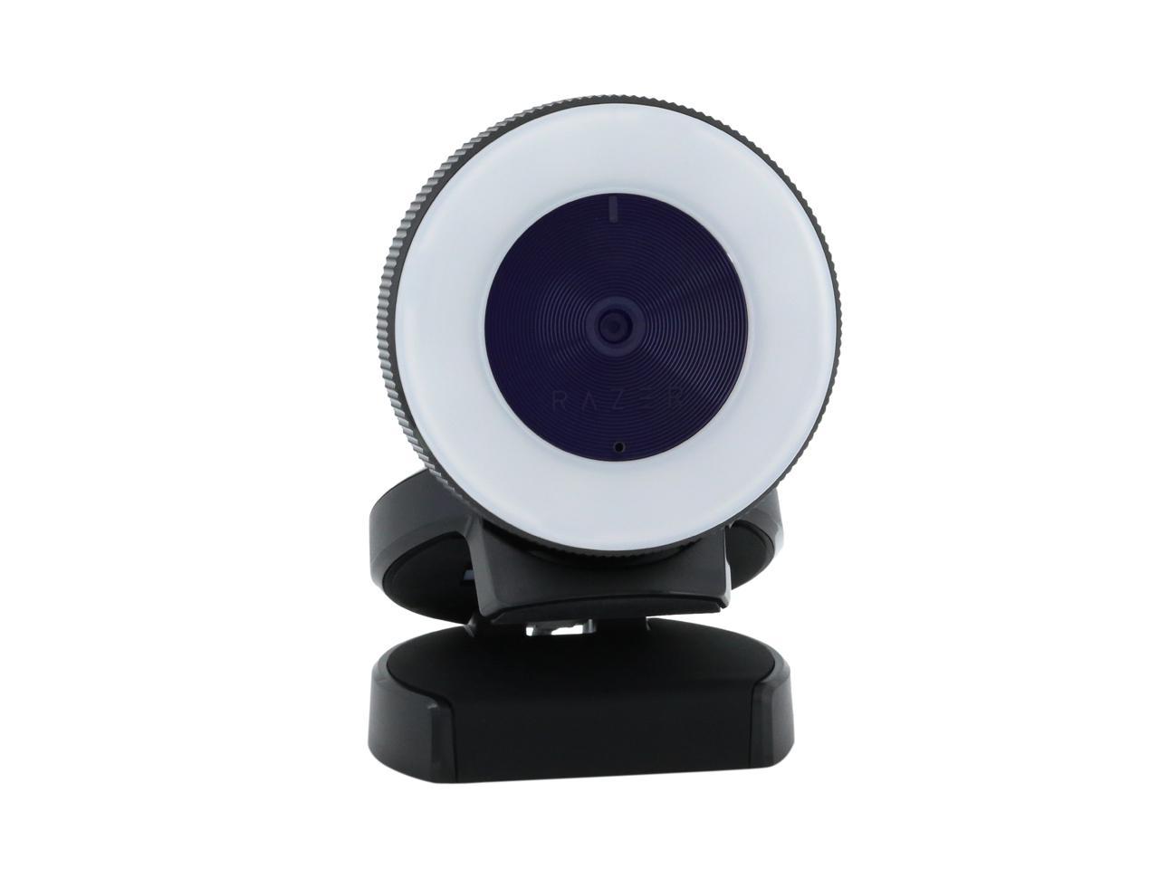 Razer Kiyo Streaming Webcam: 1080p 30 FPS / 720p 60 FPS - Ring Light w ...