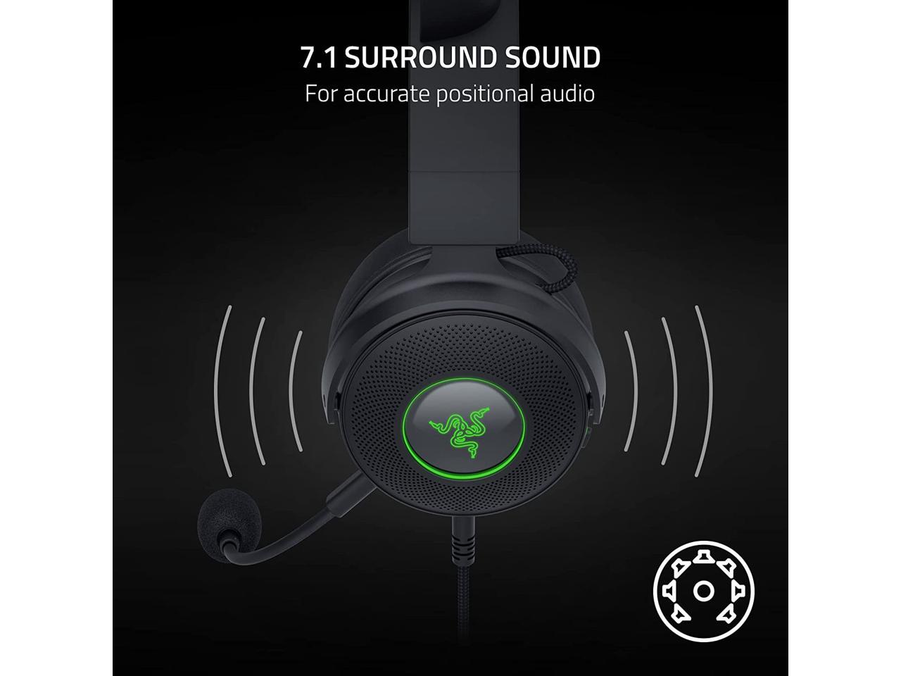 Razer Kraken Kitty V2 Pro Wired RGB Headset: Interchangeable Ears ...