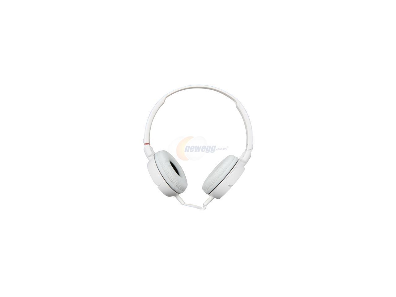 Sony White Mdr Zx100wht Supra Aural Stereo Headphone White 5138