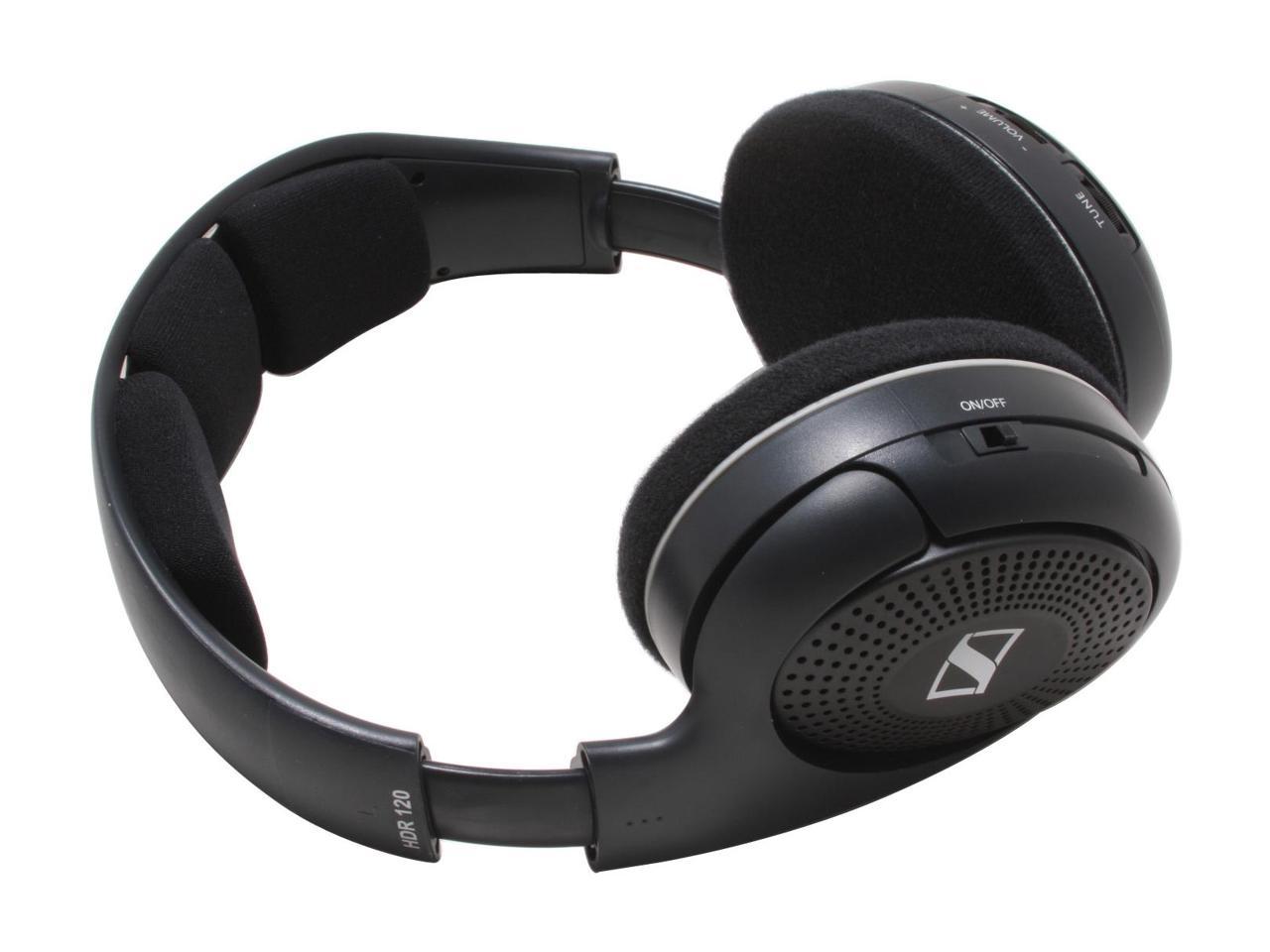 Sennheiser Black HDR120 Supra-aural Supplemental Wireless Headphone for ...